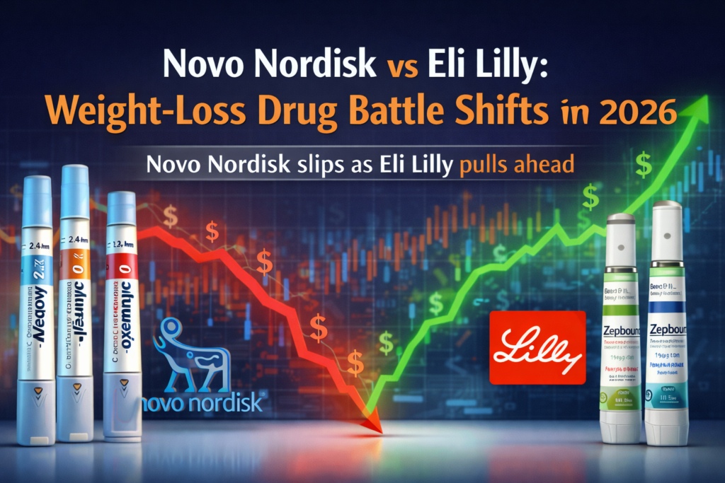 Novo Nordisk vs Eli Lilly Weight-Loss Drug Battle Shifts in 2026