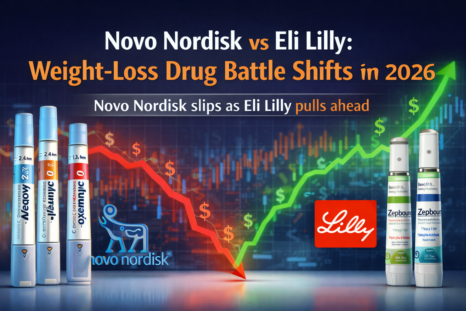 Novo Nordisk vs Eli Lilly Weight-Loss Drug Battle Shifts in 2026