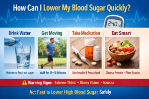 How to lower blood sugar quickly
