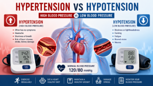 What Is Hypertension vs Hypotension (High vs Low Blood Pressure Explained)