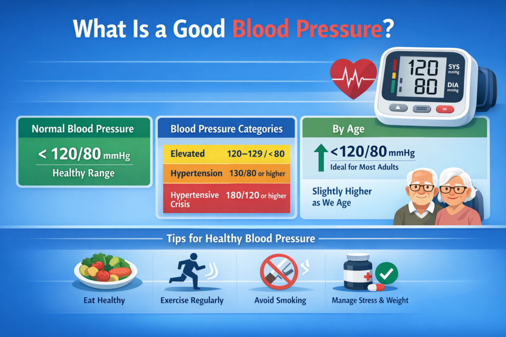 What is good blood pressure