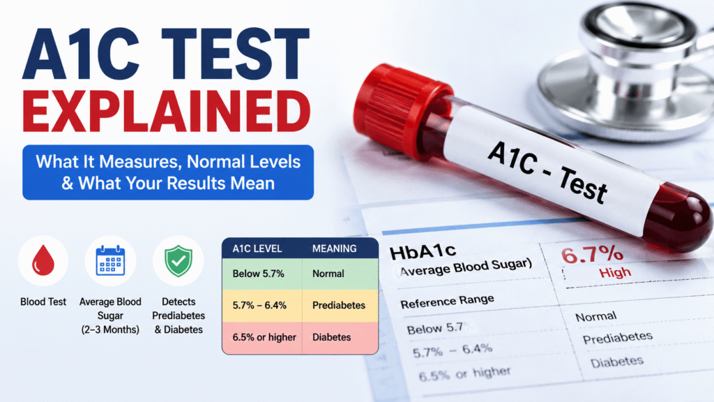 A1C Test Explained What It Measures, Normal Levels, and Results Meaning